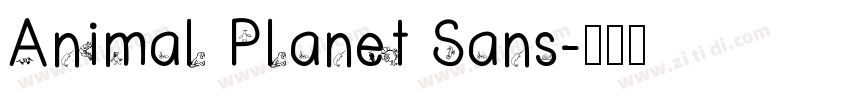 Animal Planet Sans字体转换